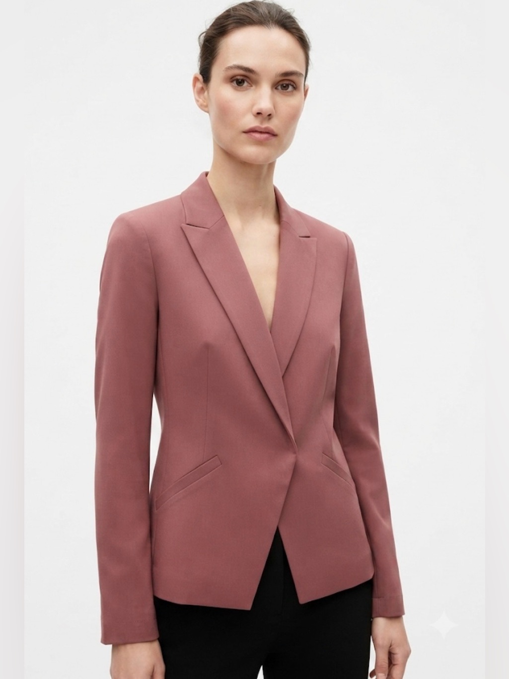 Astr The Label Women Dusty Rose Blazer Size Small